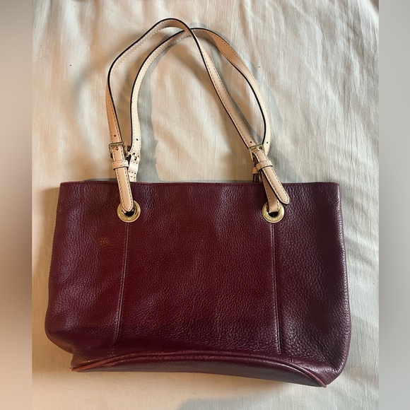 MICHAEL Michael Kors Cinnabar Leather Tote - Picture 1 of 6